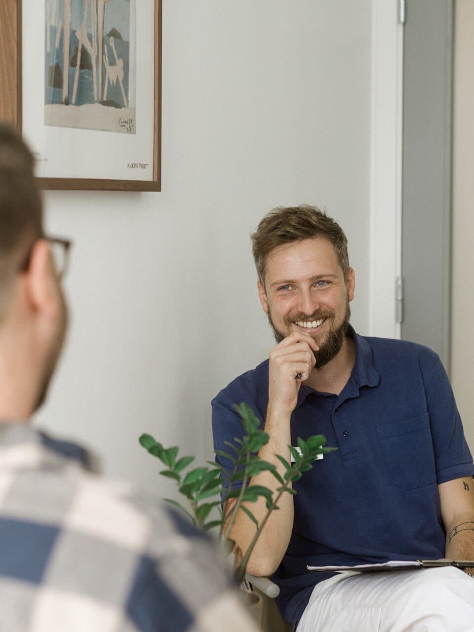 bild på capioanställd patientsamtal bild på capioanställd patientsamtal