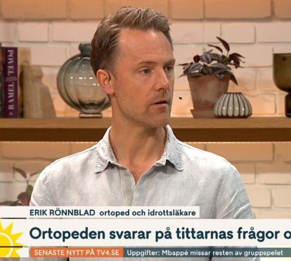 Erik Rönnblad, ortoped och VD för Capio Artro Clinic Erik Rönnblad, ortoped och VD för Capio Artro Clinic