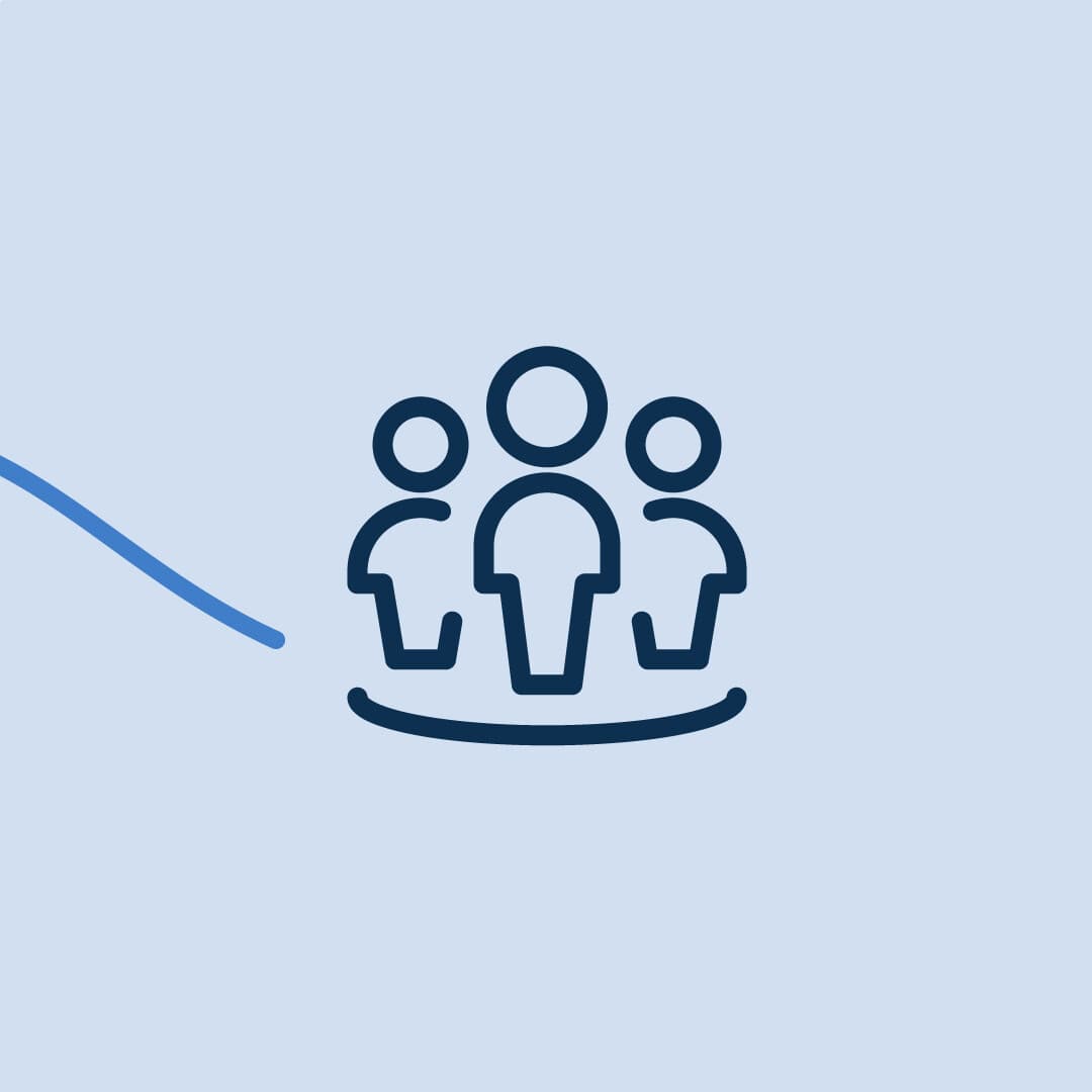 Ikon med människor Ikon med människor