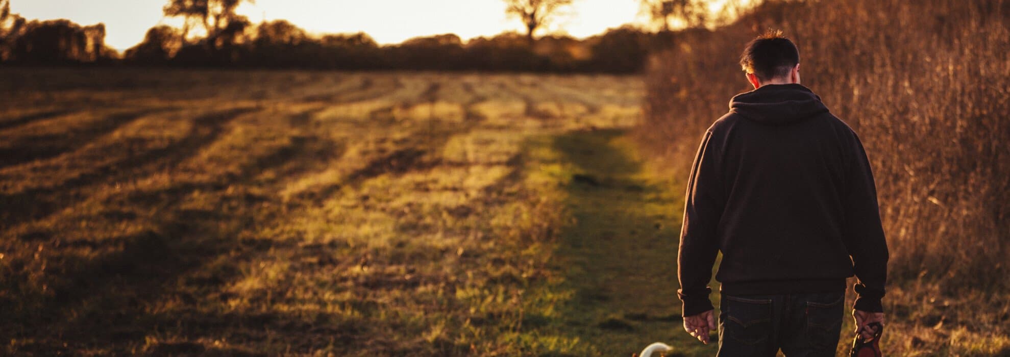 man på promenad man på promenad