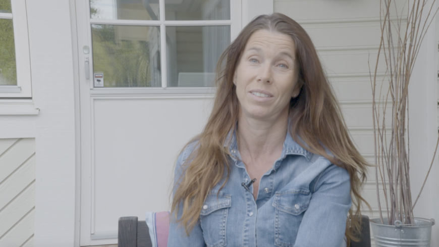 Webb-TV: Magdalena Forsberg berättar om tumören på ena njuren