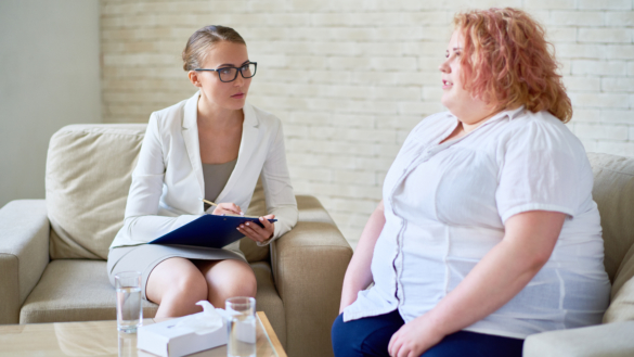 KBT-terapi och samtalsterapi för viktnedgång