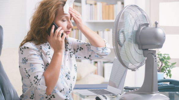 Övergångsbesvär och ateroskleros i kranskärlen