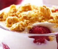 Halloncheesecake i glas