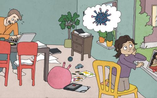 Coronaboken hjälper föräldrar att prata med barn om coronaviruset covid-19