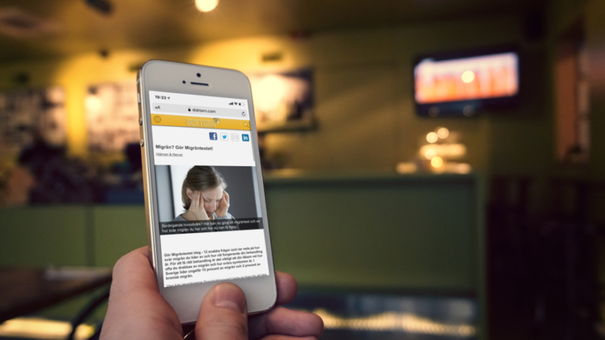 Nästan var femte kvinna och var tionde man har migrän och Migräntestet är en av de största kampanjer som gjorts på området. Foto: Shutterstock