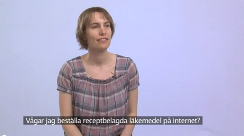 Webb-TV: Läkemedelsverket upplyser om Läkemedel på internet