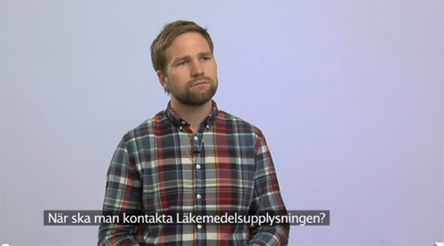 Webb-TV: Läkemedelsverket upplyser om läkemedelsupplysningen