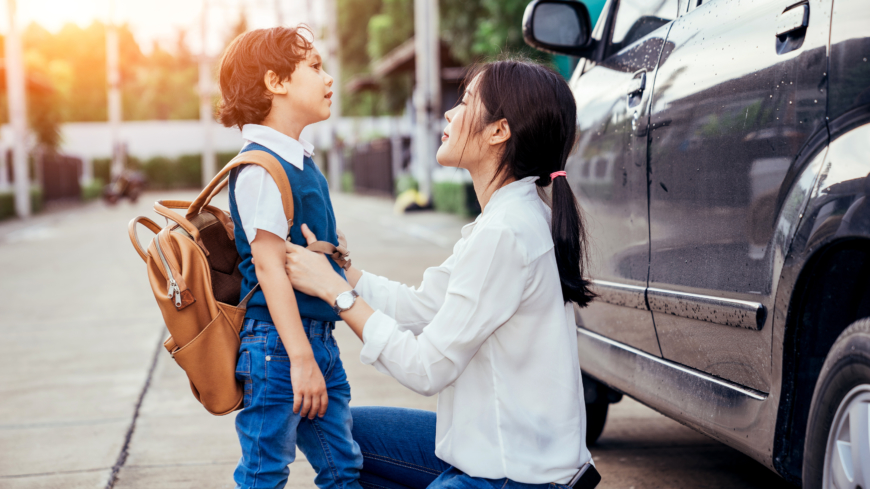 En undersökningen från Ipren visar att en tredjedel, 33 procent, av alla svenska föräldrar upplever att terminsstarten gör dem stressade.  Foto: Shutterstock