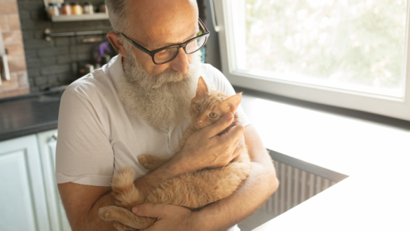 Husdjur kan förebygga självmord hos äldre